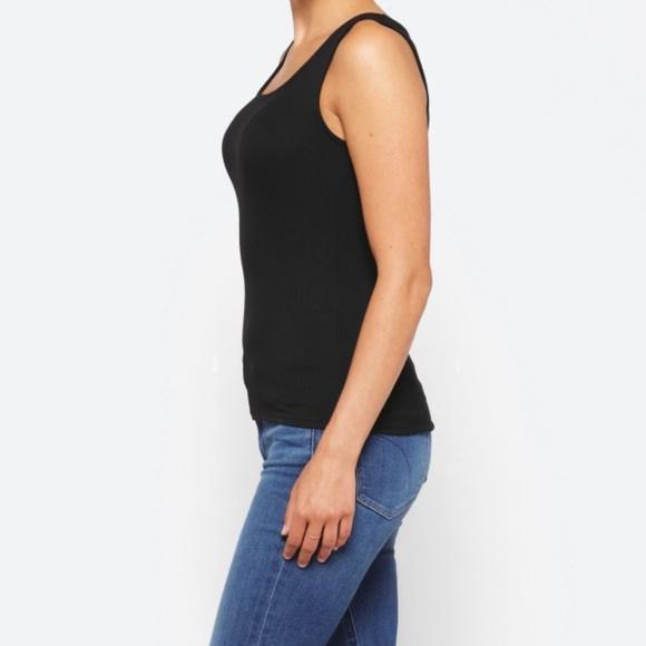 🧳 41 Hawthorn Kyle Square Neck Modal Fitted Rib Knit Tank 🫶 - Picture 3 of 12